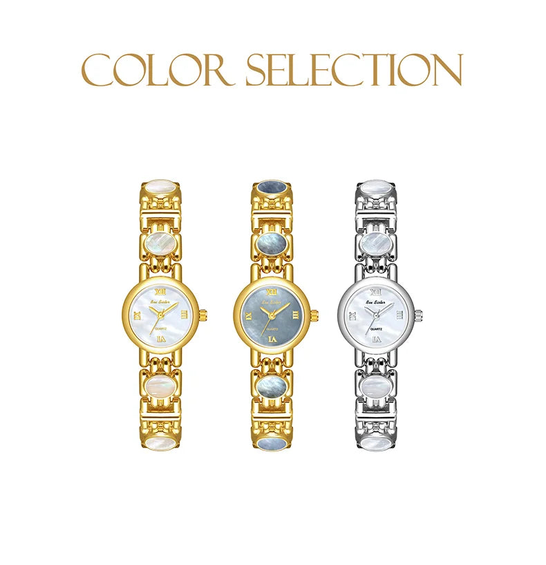 Women Watch Shell High Quality Bracelet Quartz Wristwatch