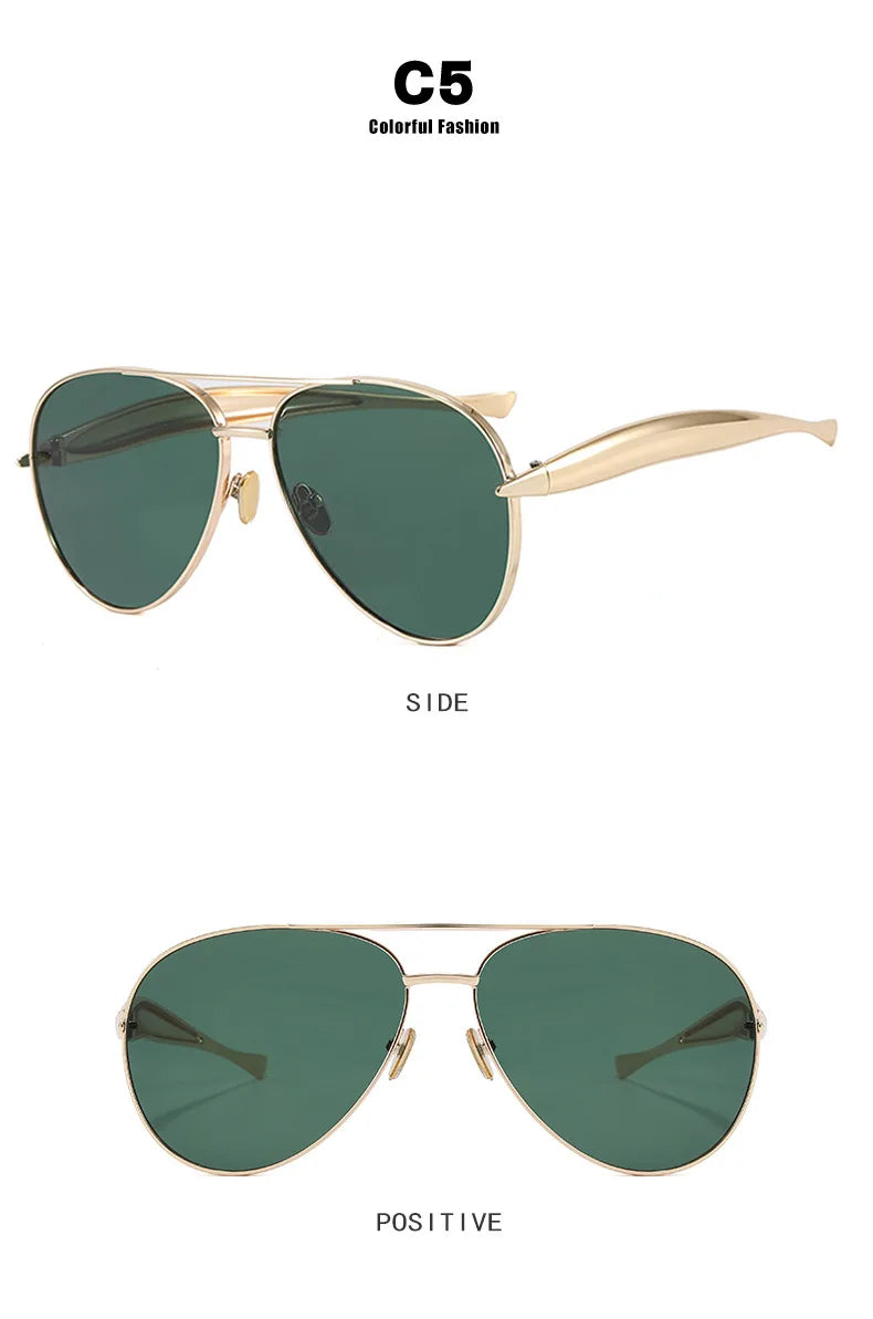 Women’s Oversized Pilot Sunglasses