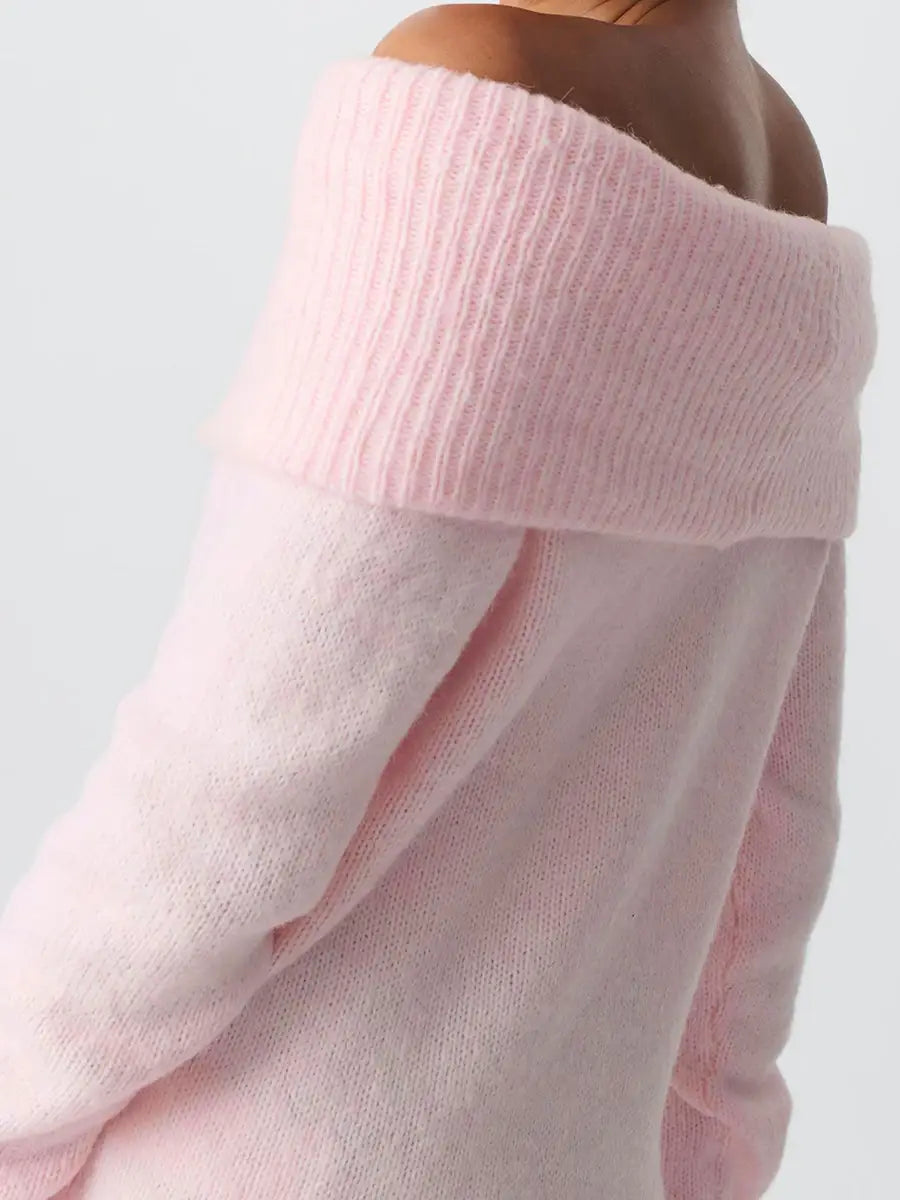 Women Off Shoulder Sweater