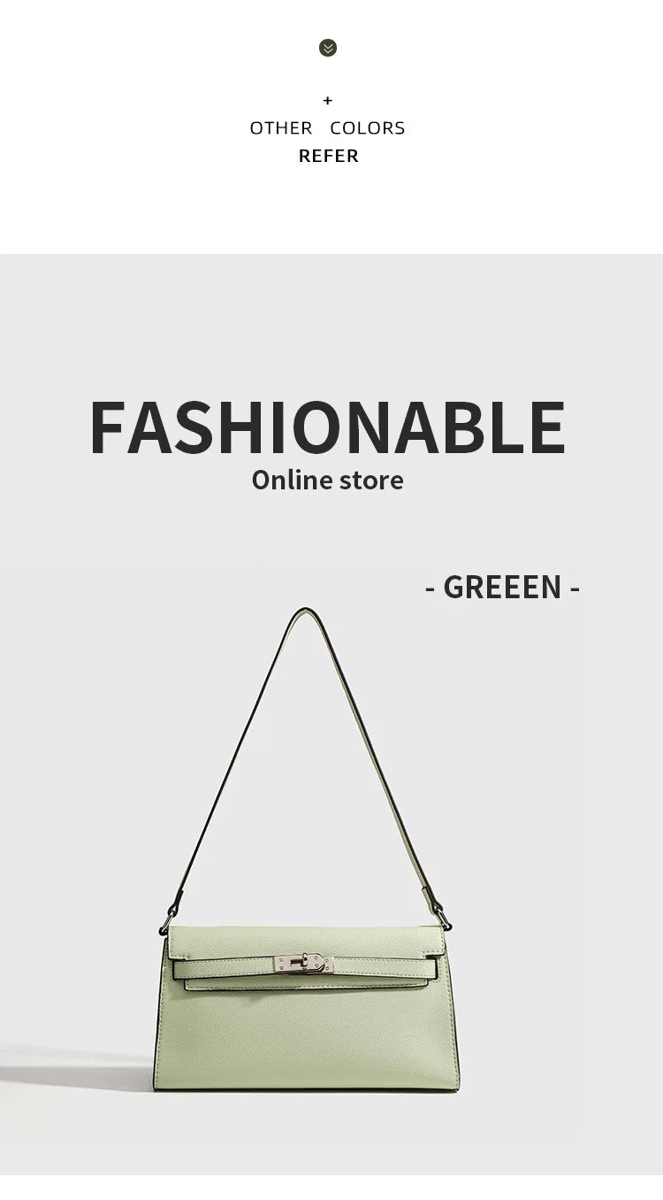 Niche Design Single Shoulder Underarm Square Bag