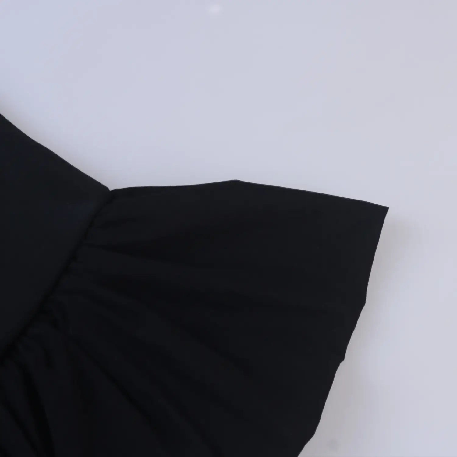 Black Ruffled Patchwork Tank Top