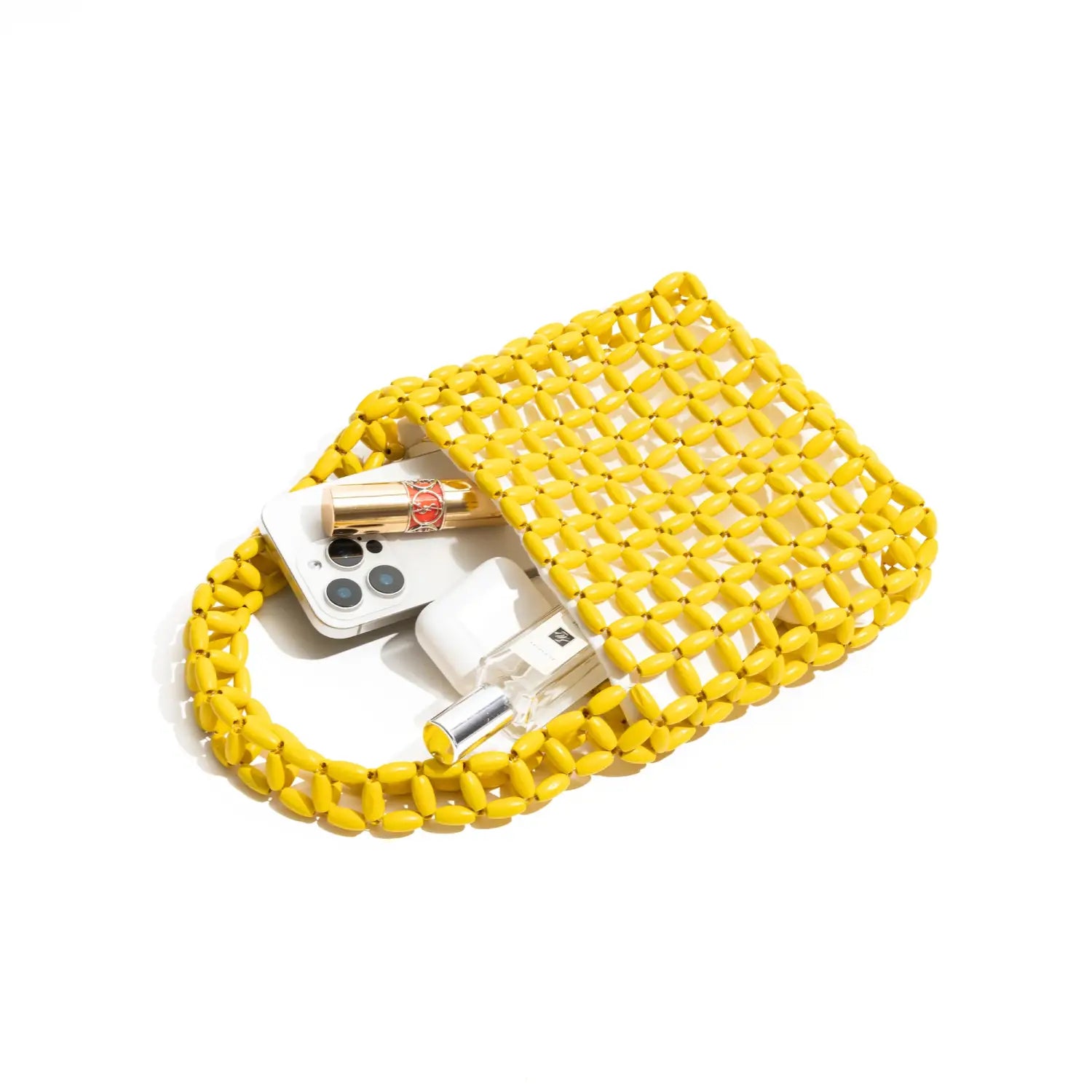 Beaded Weave Handmade Tote Handbags