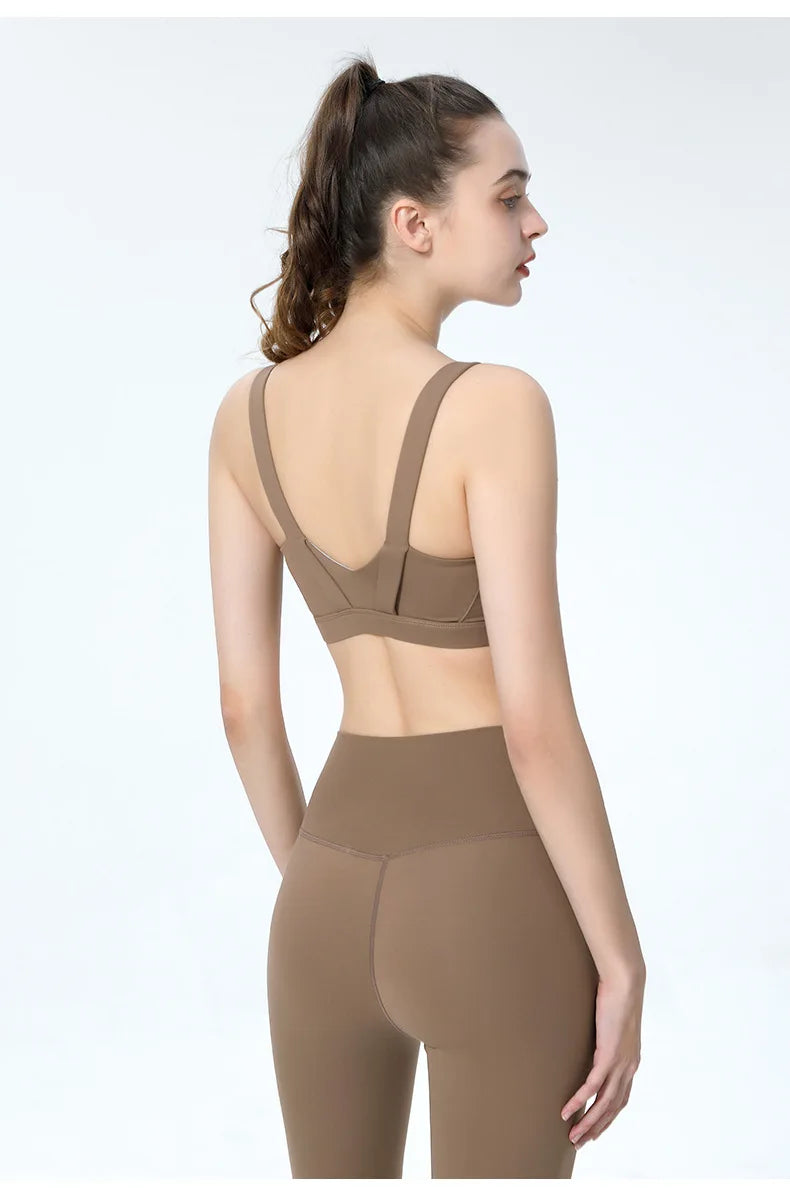 Sports Underwear Breathable Fixed Chest Pad Fitness Bra