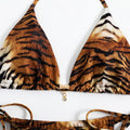 Tiger Stripes String Bikinis Swimsuits Women's - Norellé