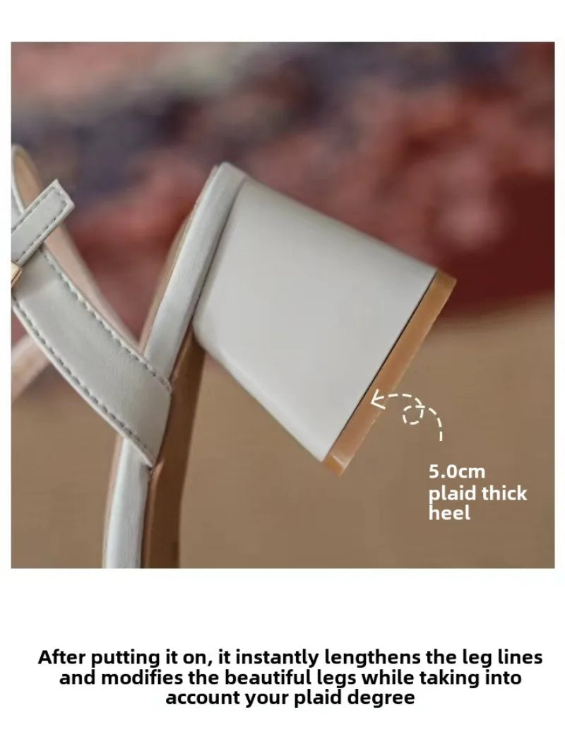 Women’s Shoes Open Toe Thick Heel Sandals