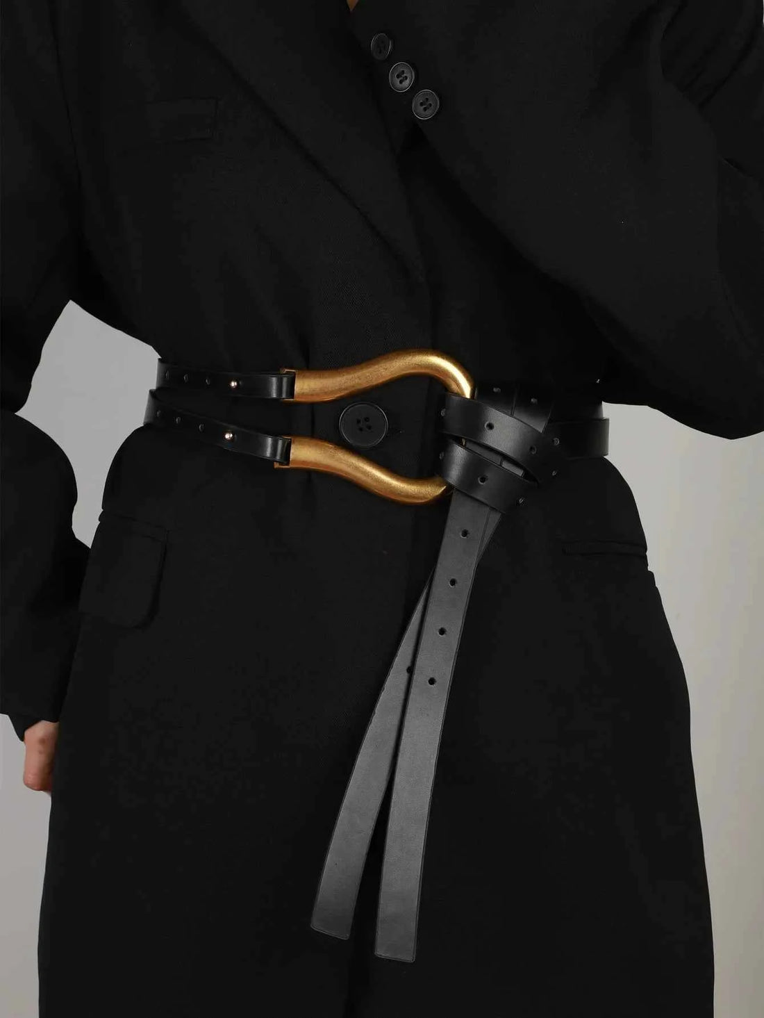 Versatile Horseshoe Buckle Decoration Belt