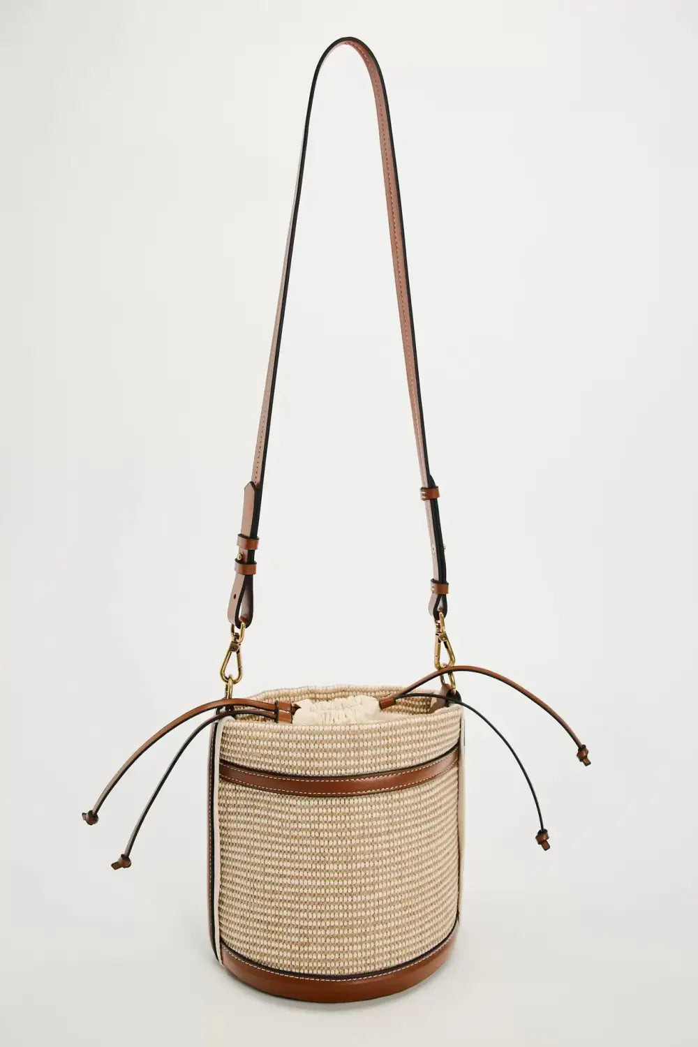 Straw Bucket Bag Weave Women Handbags Shoulder Crossbody Bags