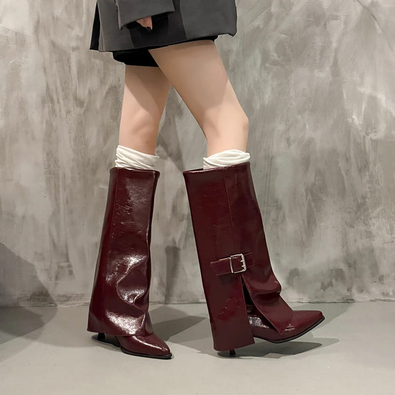 Retro Knee-high Boots