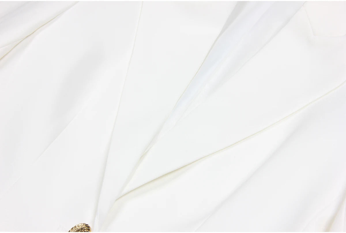 Spring and Autumn Two Button Slimming Long Sleeve Women’s Blazer