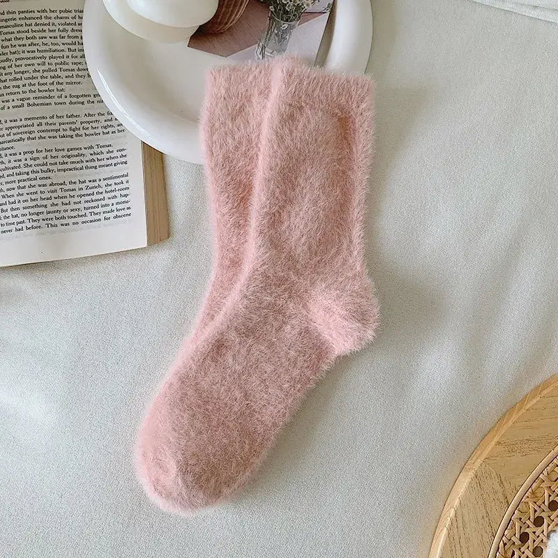 Mink Velvet Socks for Women
