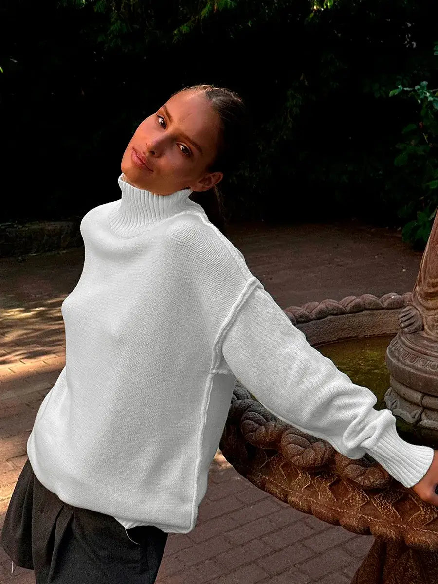 Women’s Knitted Turtleneck Sweater