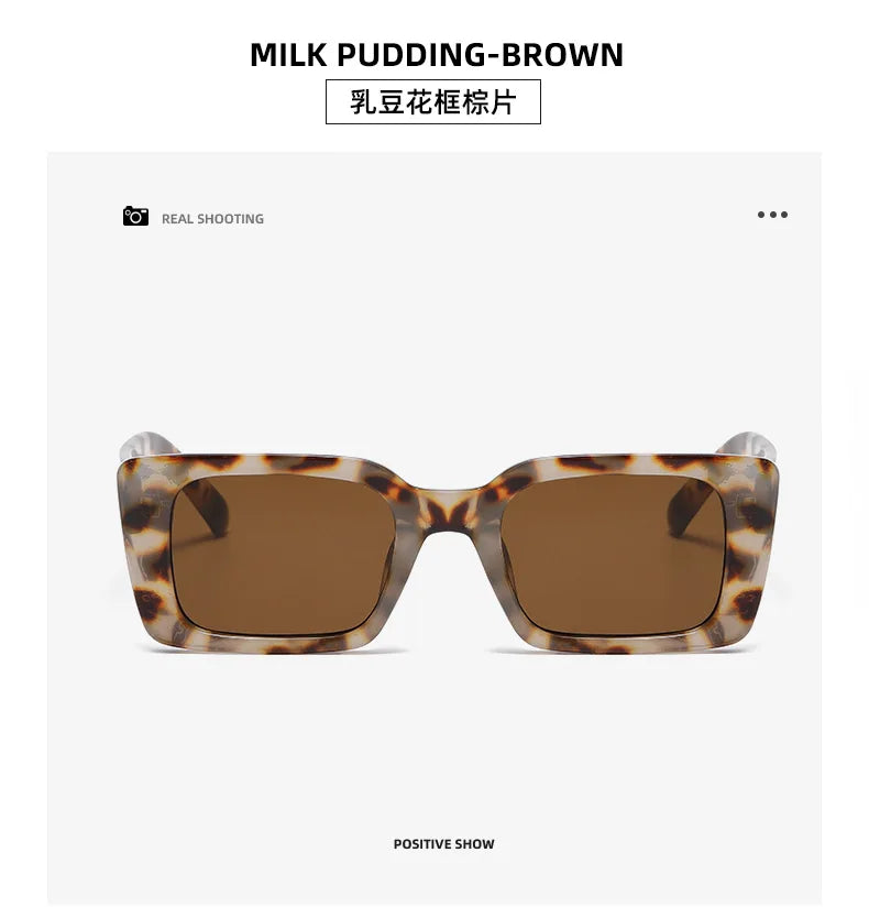 Vintage Square Sunglasses Woman