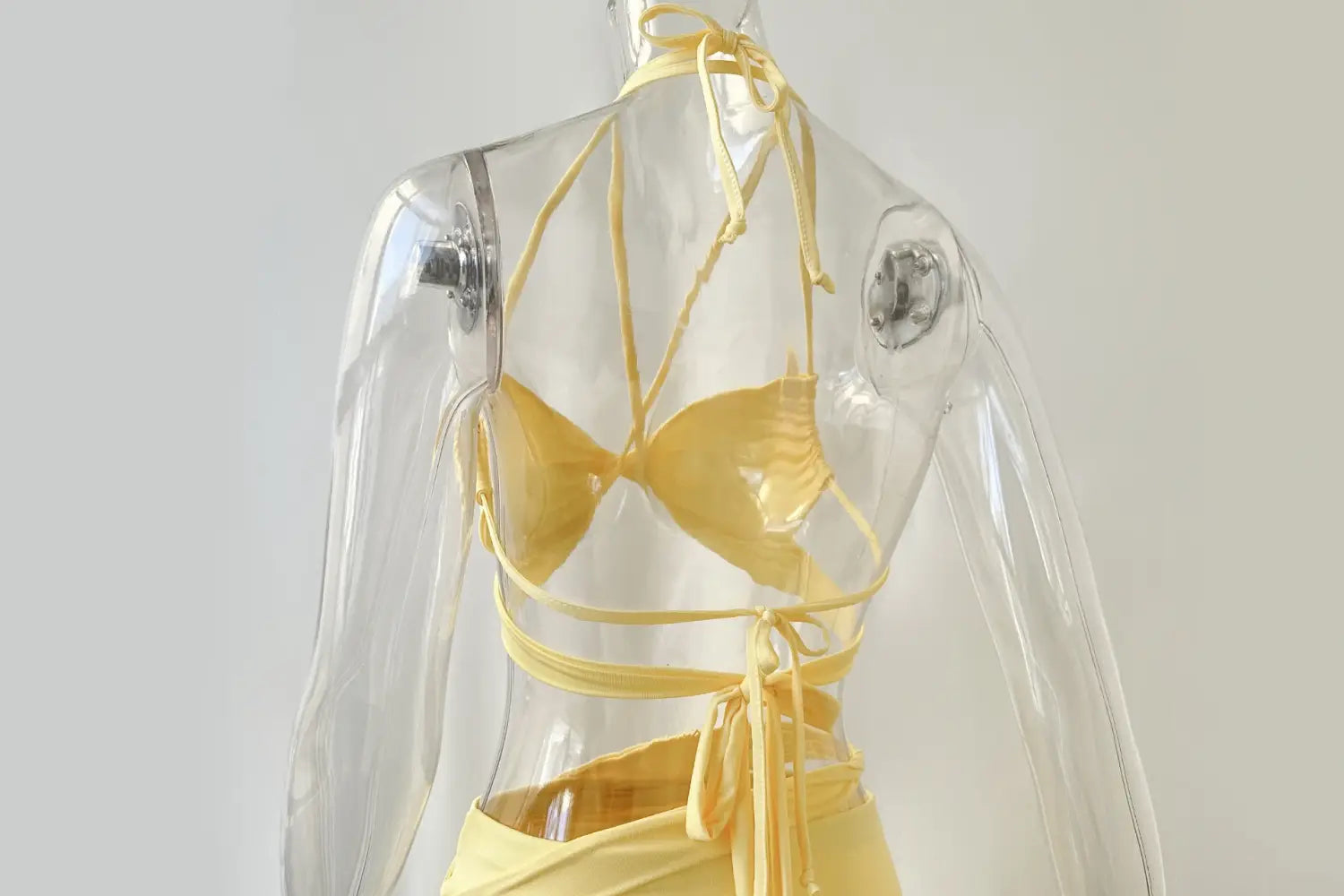 Women’s Elegant Sleeveless Neck Tight Fitting Hip Wrap Dress