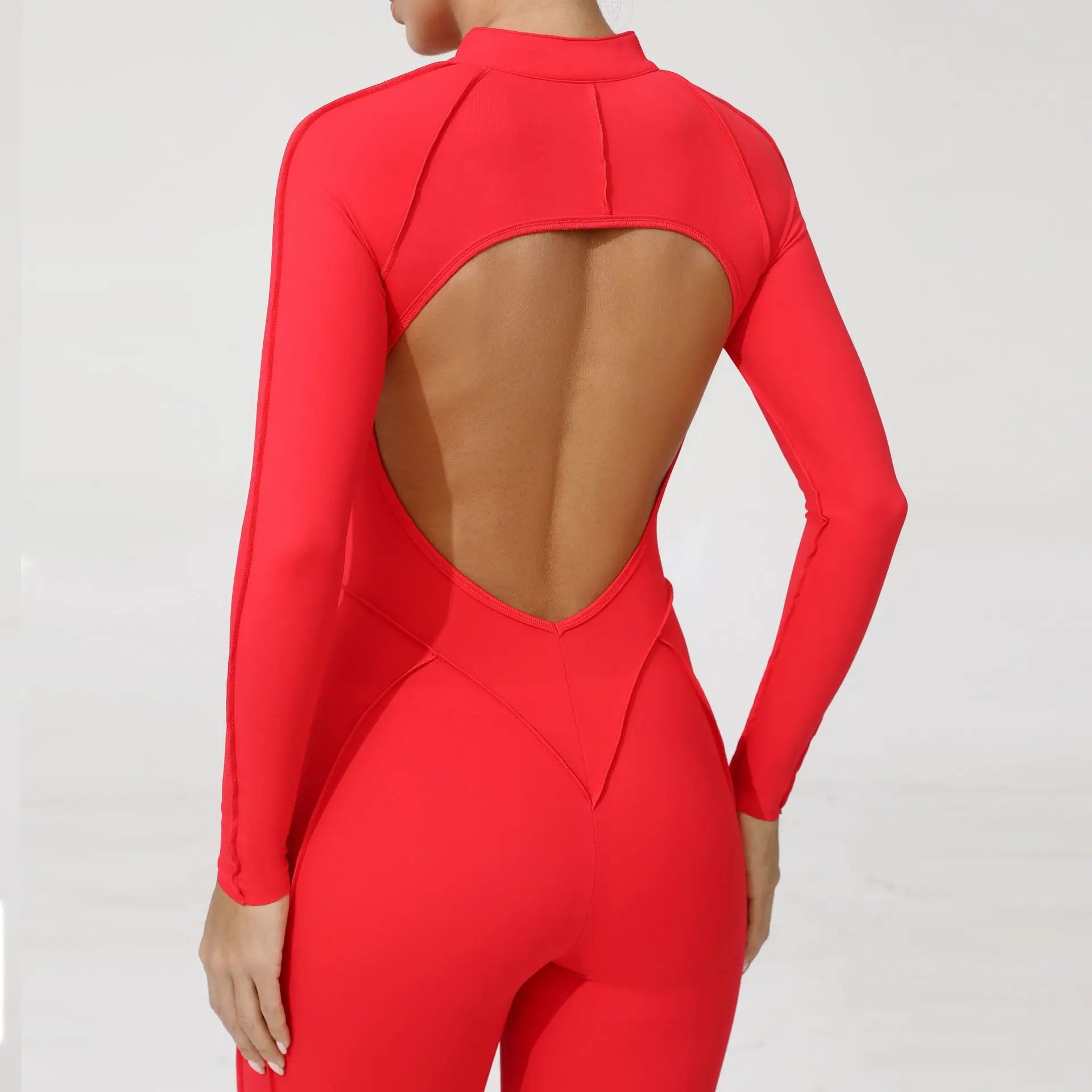 Women One Piece V Back Tracksuit