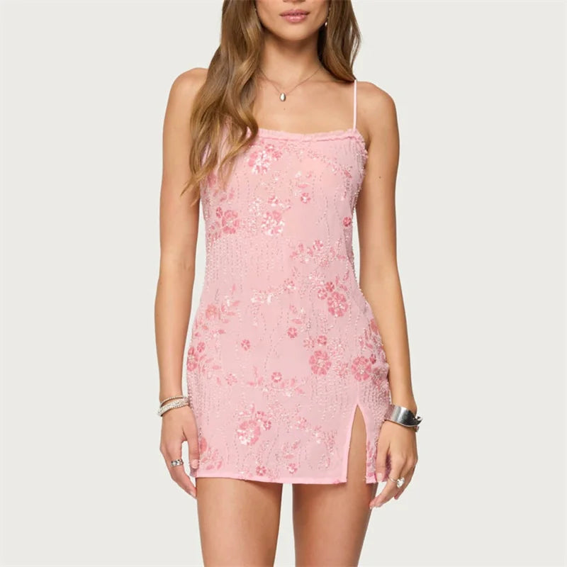 Sequin/Bead Mini Dress for Women