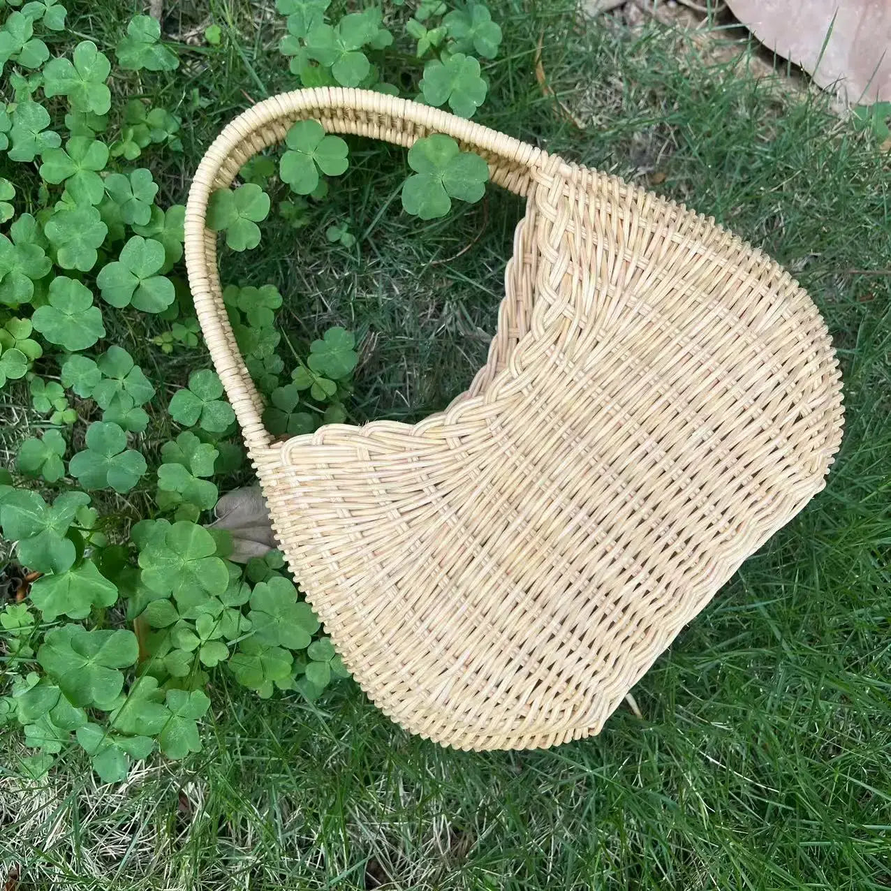 Bohemian Style Handmade Bamboo Woven Handbag