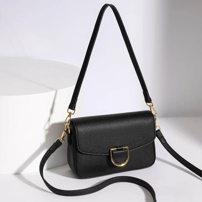 Women Real Cow Leather Handbag Crossbody Bag