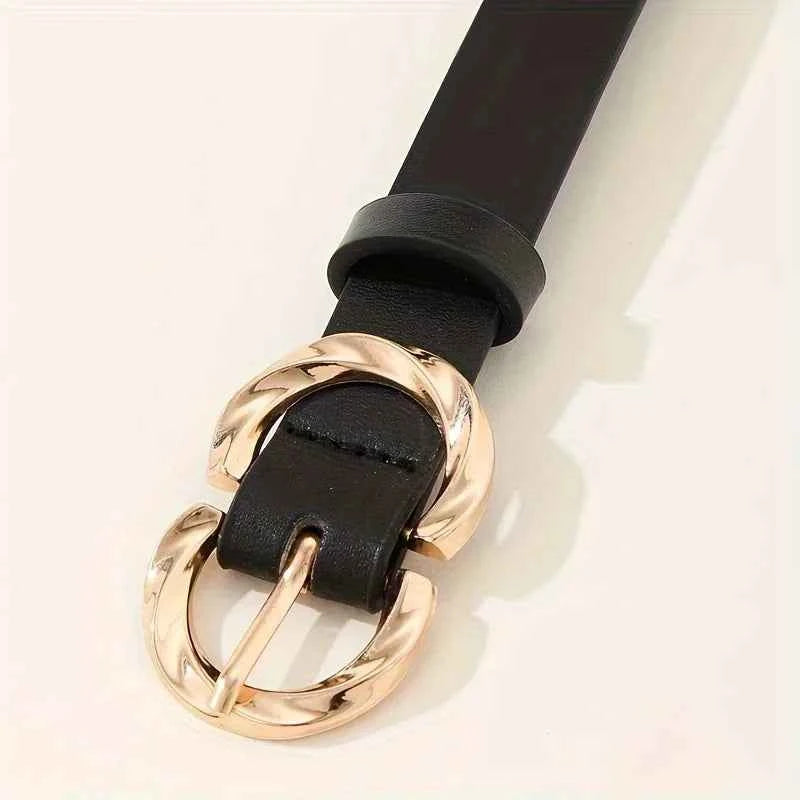 Metal Buckle PU Belt Classic Fashion Belt