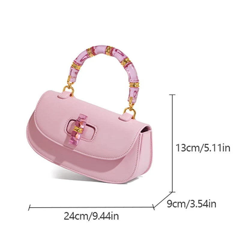 Women’s Handbags Bamboo Handle High-grade Leather