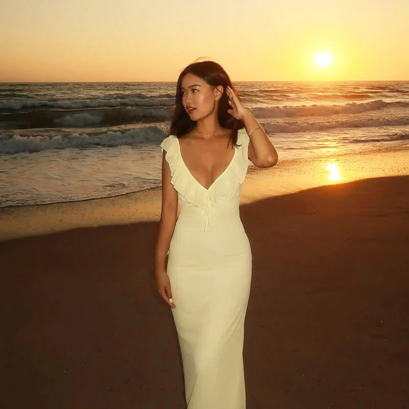 Summer Backless Long Dresses Women - Norellé