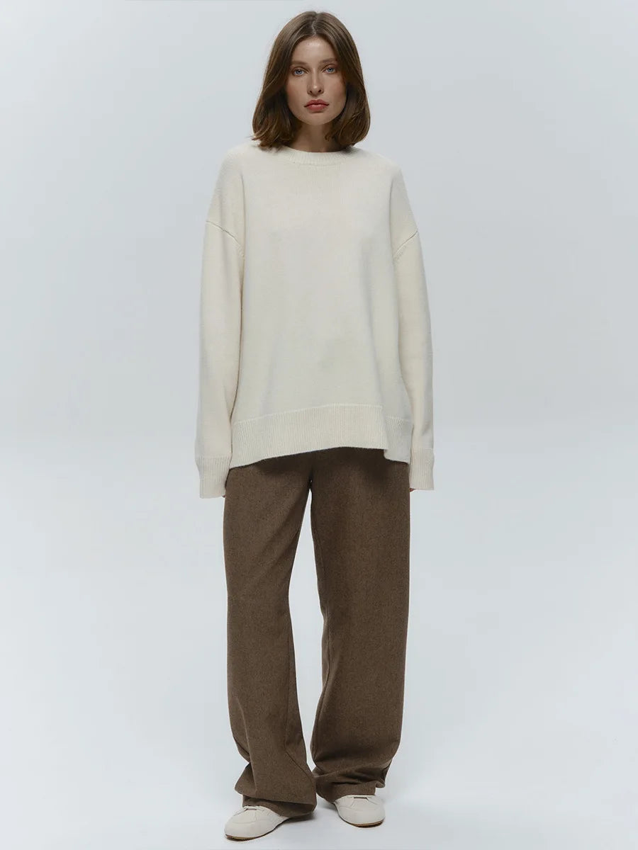 Women’s O-Neck Oversized Sweater