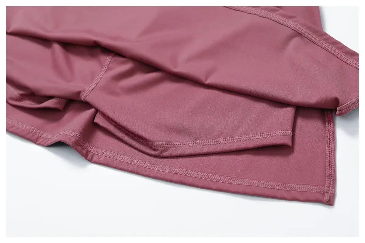 Sports Skirt With Shorts Nylon Gym Running