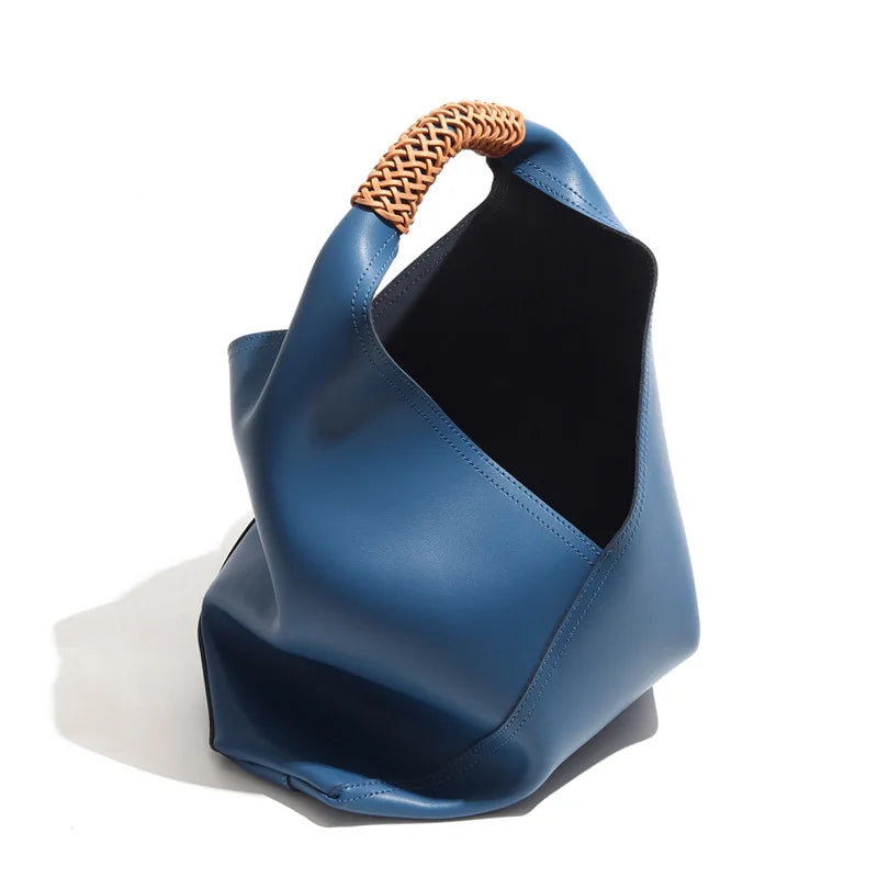 Feeling Genuine Leather Tote Bag