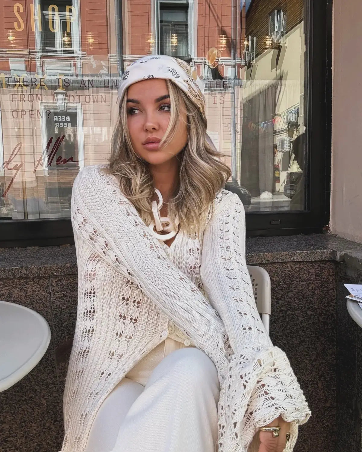 Fashion Hollow Knitted Dress For Women