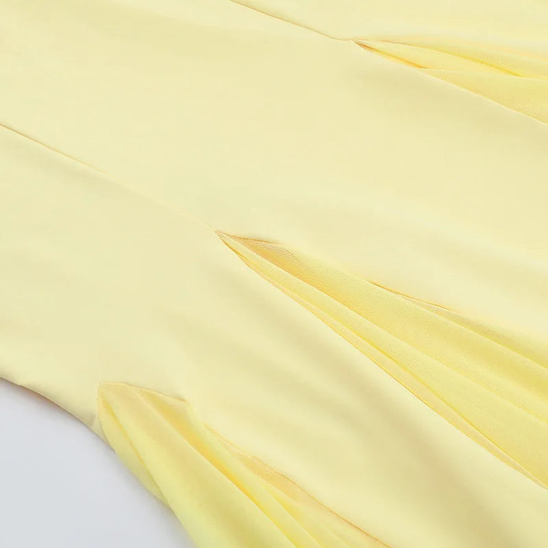 Backless Long Suspender Dress Woman