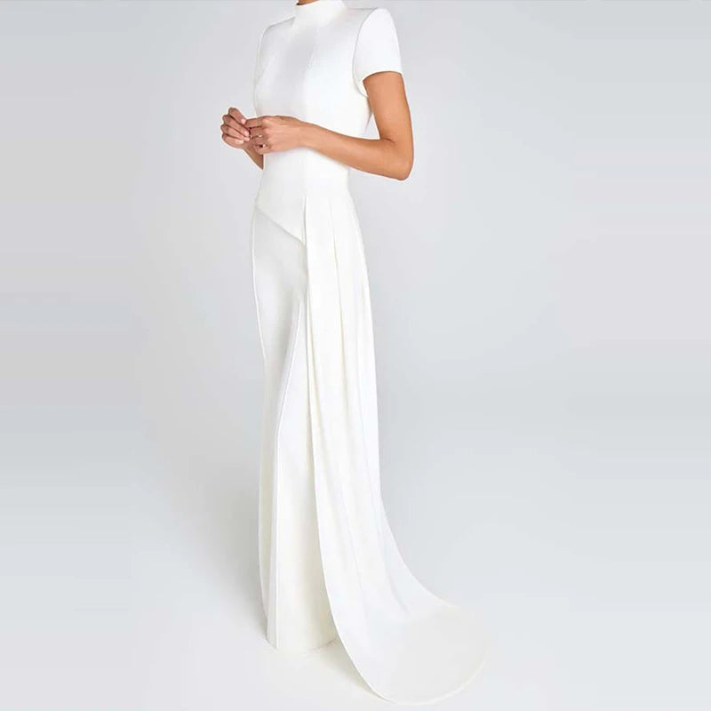 Casual Short Sleeve Pullover & Long Pant Women Set