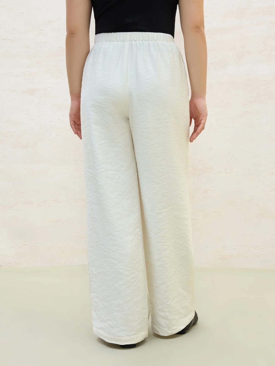 Plus Size Loose Lazy Pleated Floor-length Pants Women