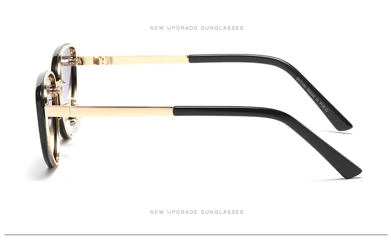 Metal Cat Eye Sunglasses Women