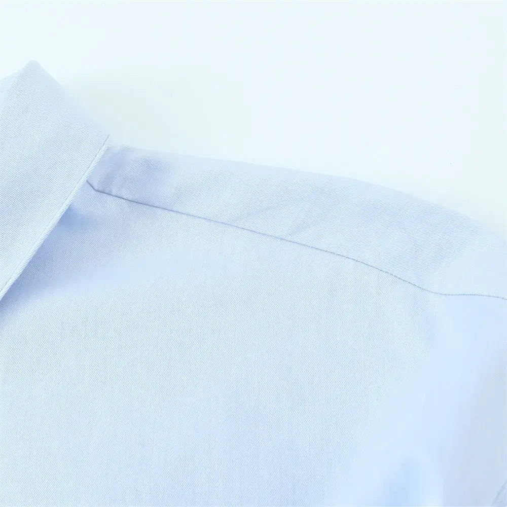 Women’s Casual Waist Button Up Long Sleeved Shirt