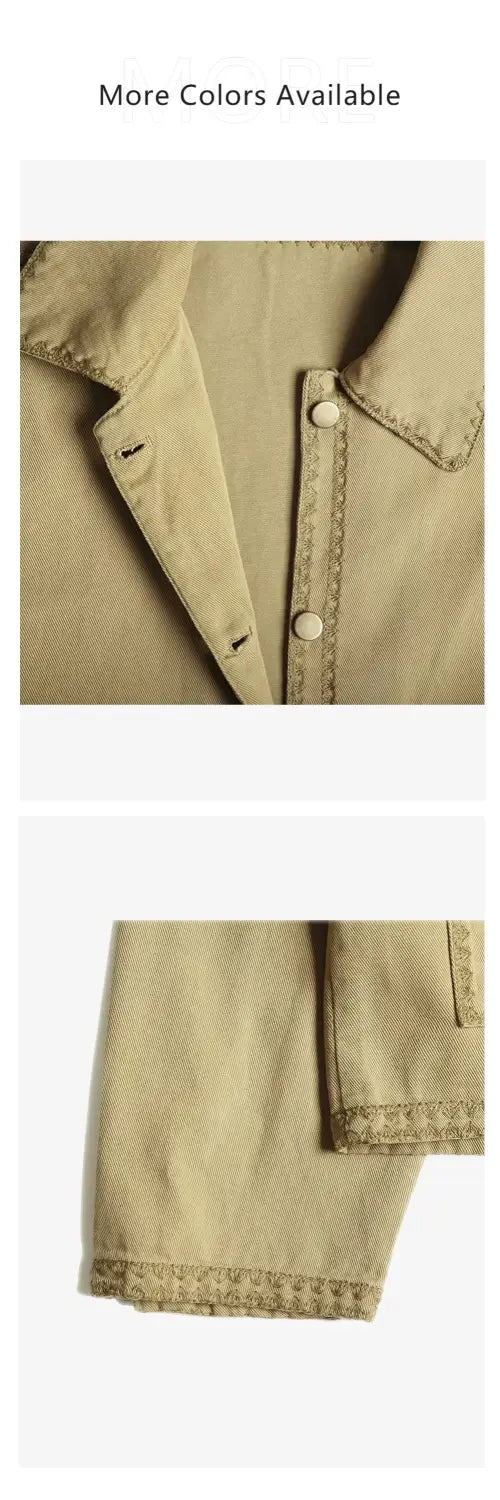 Women’s Loose Casual Polo Collar Long Sleeve Versatile Fashion Shirt Coat