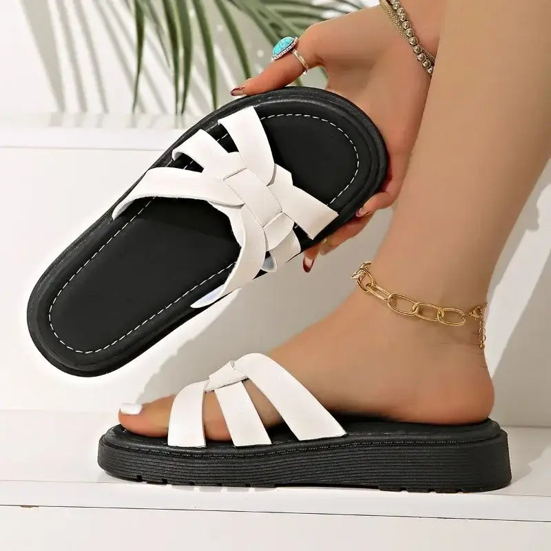 Women Slippers Open Toe Casual Shoes