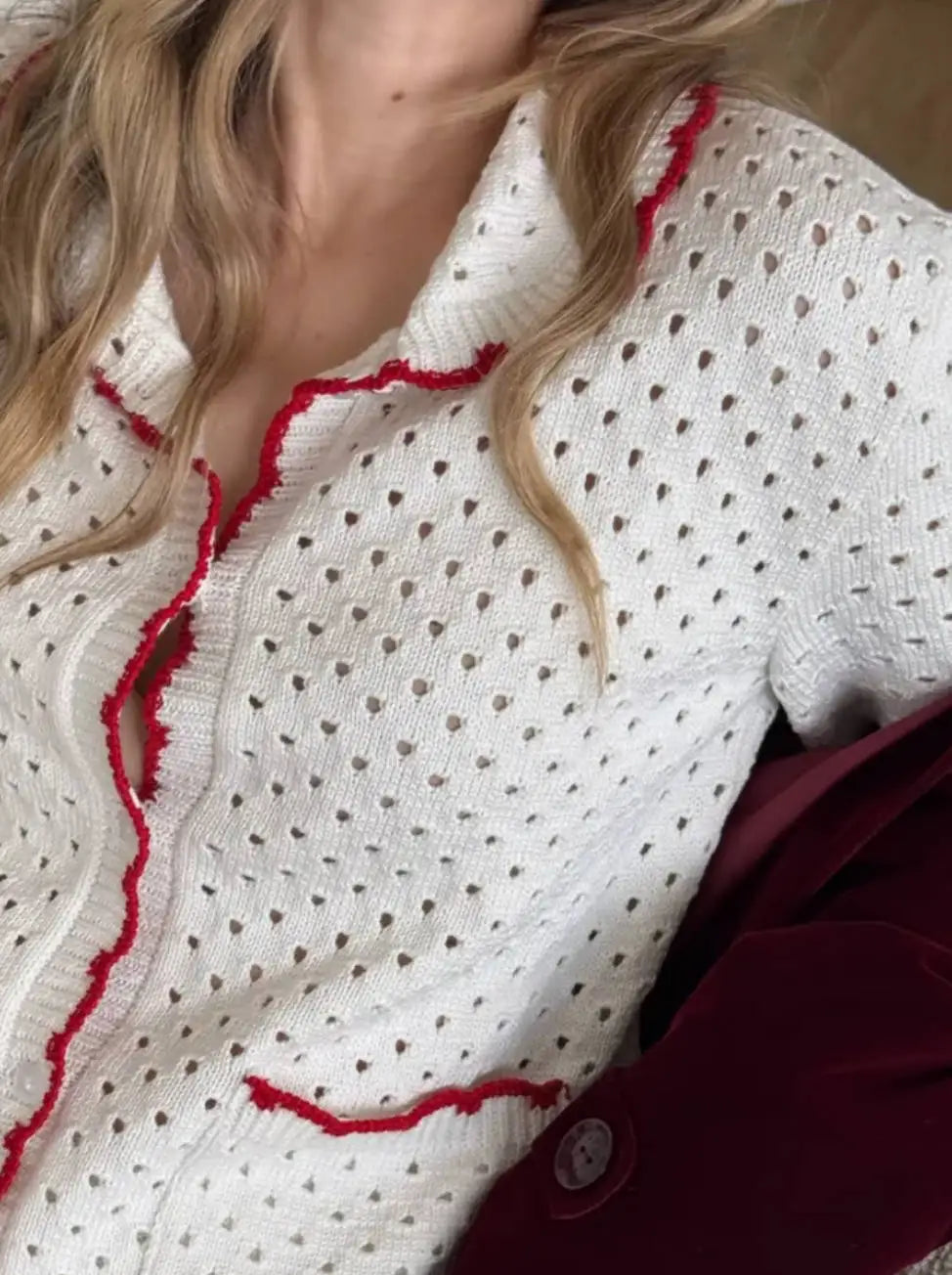 Knitted Suit Women’s Casual Short Sleeve T shirt Set