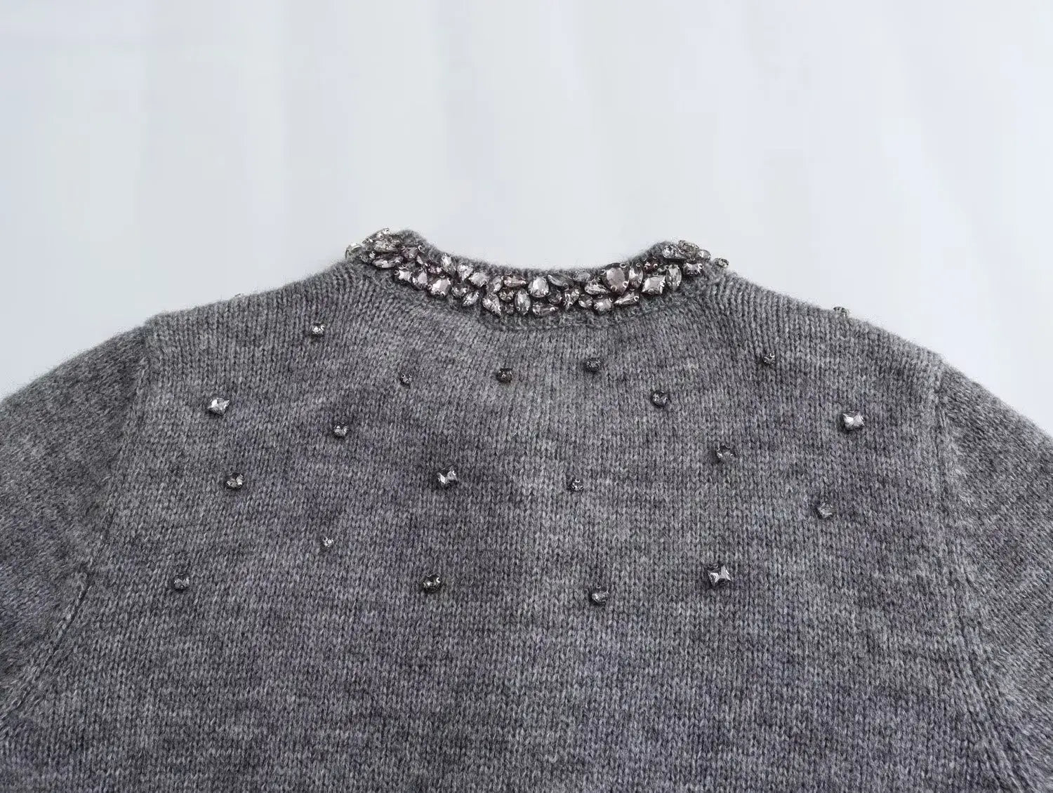 Cardigan Women’s Round Neck Short Sleeve Knitted