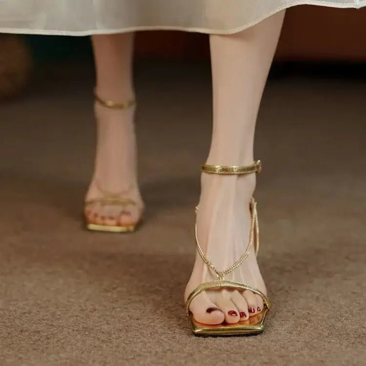 Women High Heels Sandals Elegant Stilettos