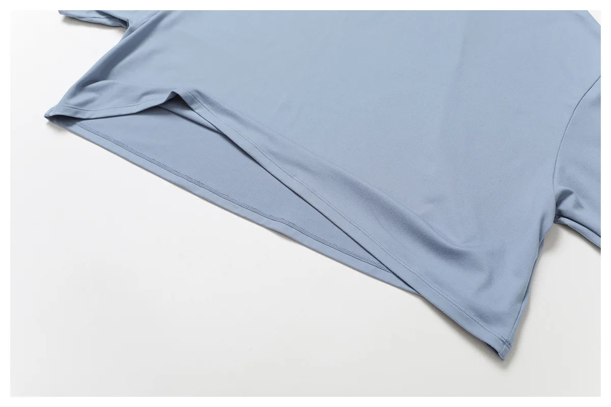 Loose Yoga Top Women Short Sleeve Gym