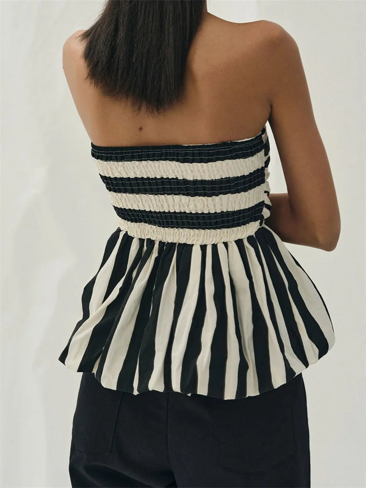 Women Strapless Tube Top