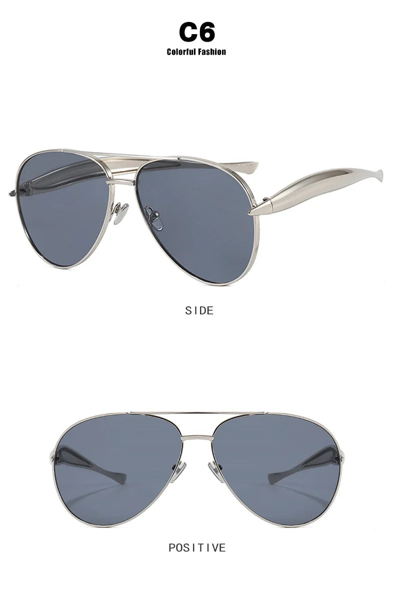 Women’s Oversized Pilot Sunglasses