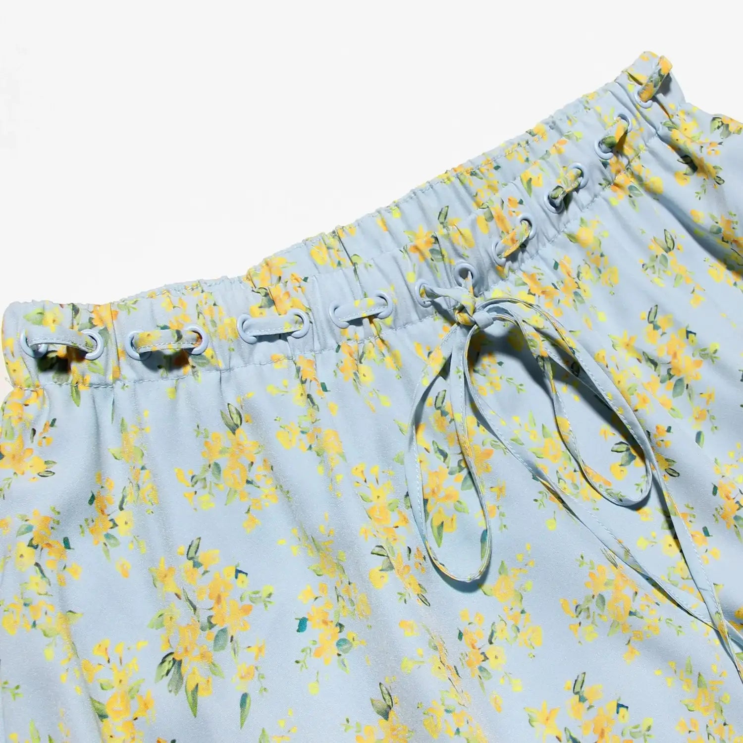 Summer Floral Print 2 Piece Dress Set