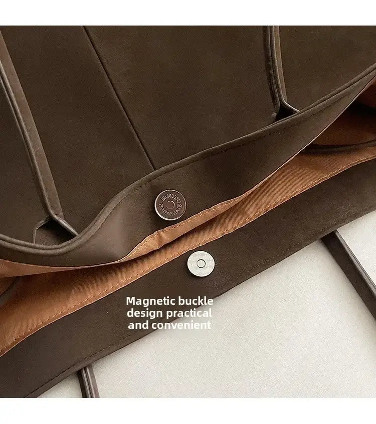 Faux Suede High Quality Handbag