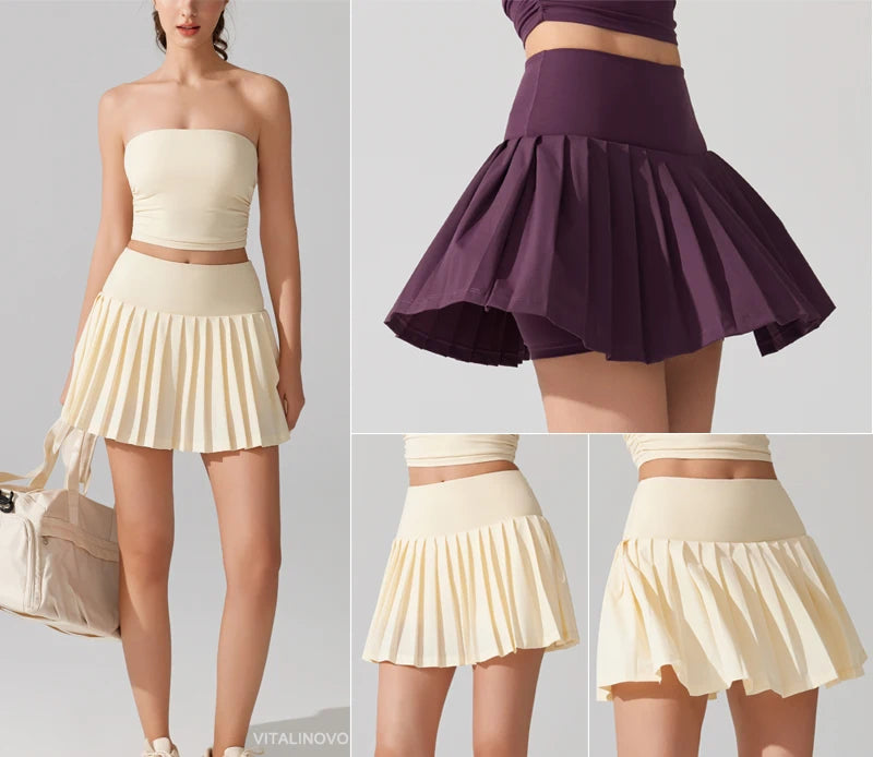 Pleated Tennis Skirt for Women