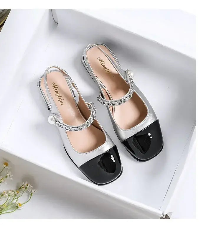 Women’s High Heels Round Head Vintage Shoes