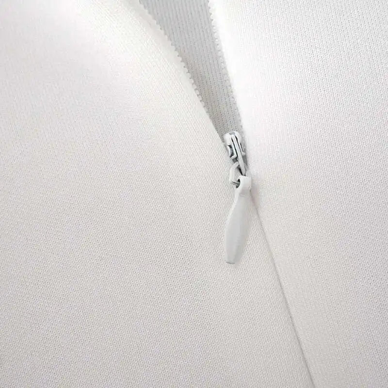 Button Backless Bodycon Short A-line Dress Women