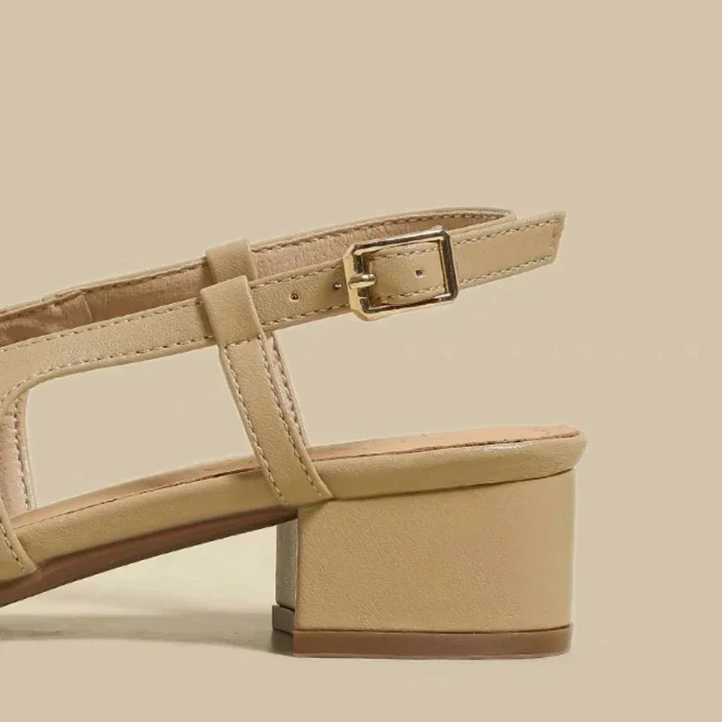 Women's Sandals Elegant Medium Heel Toe Mules