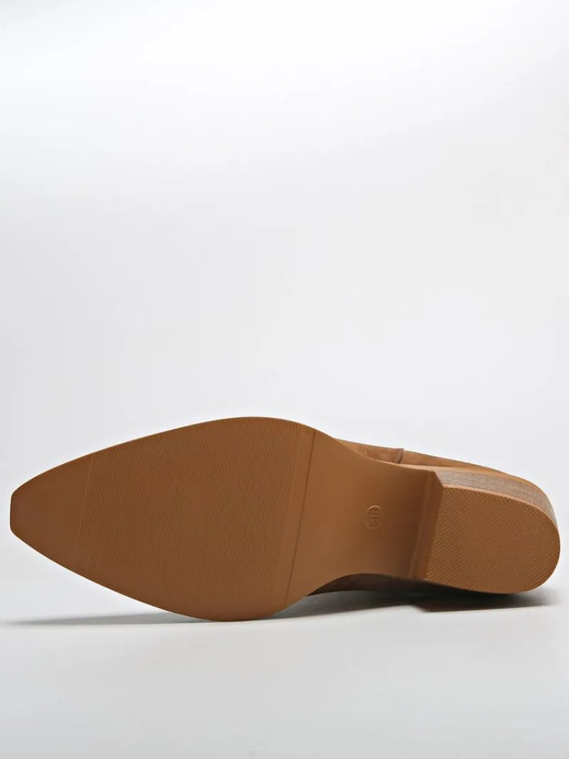 Cowboy Western Retro Women Boots Leather Handmade