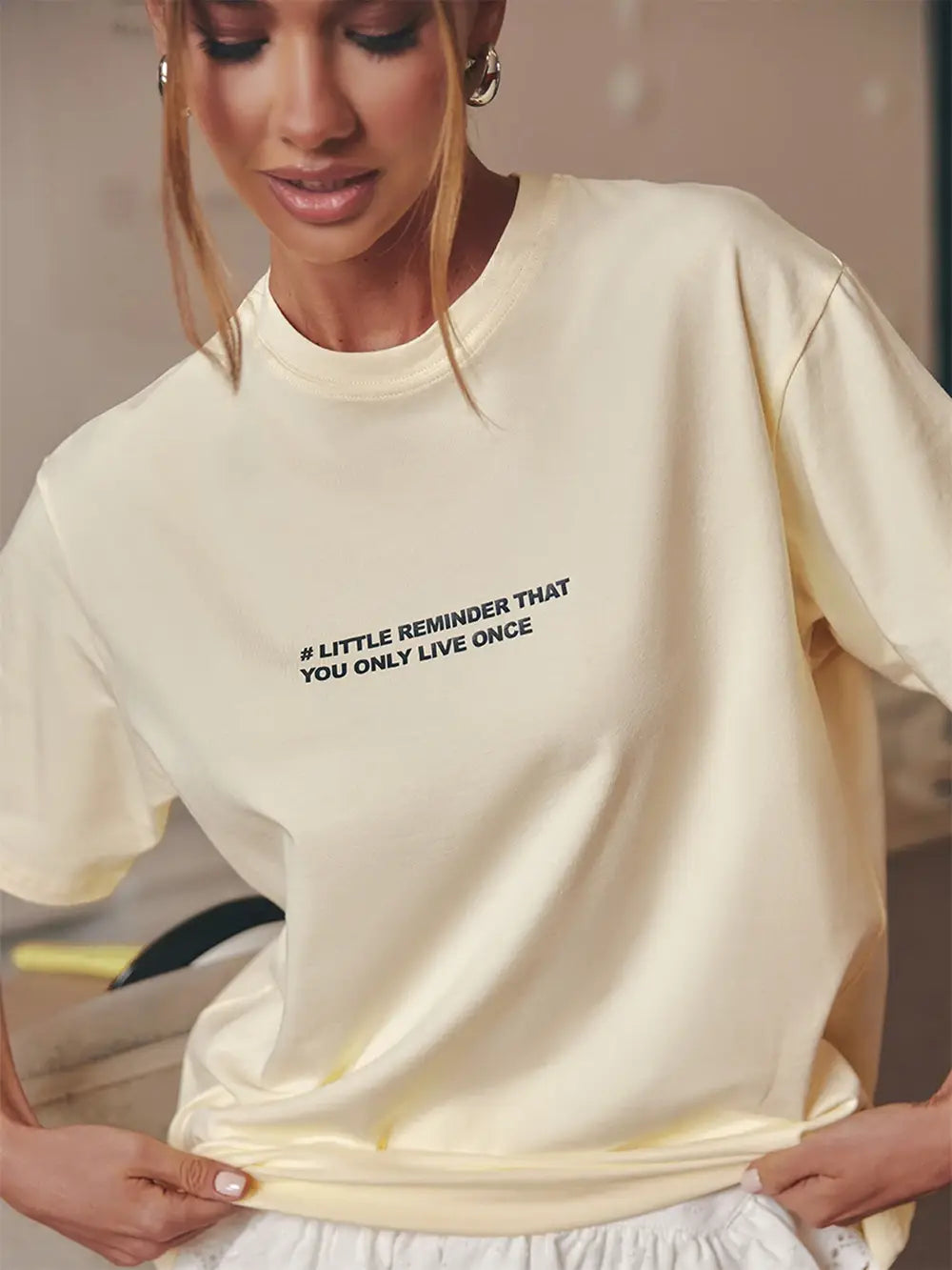 Soft Yellow Color Women’s T-Shirt