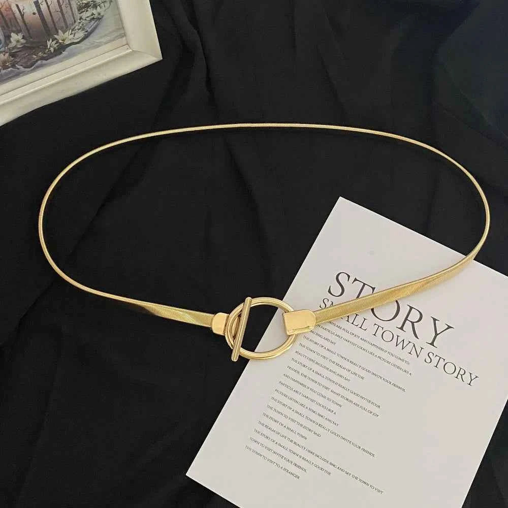 Elastic Waist Chain Belt